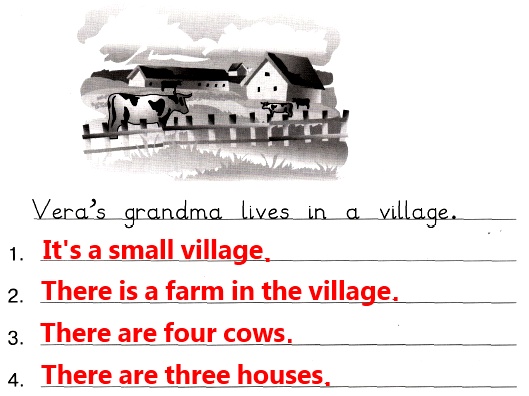 G. Продолжи рассказ о деревне.